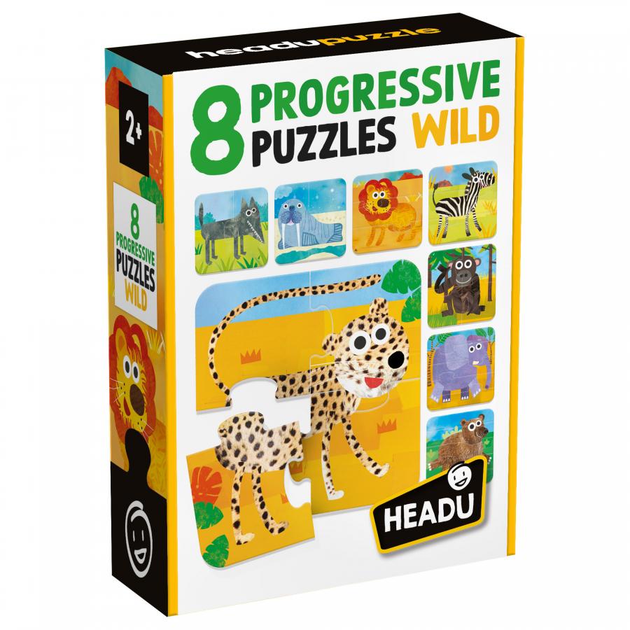 8 Progressive Puzzles - Wild