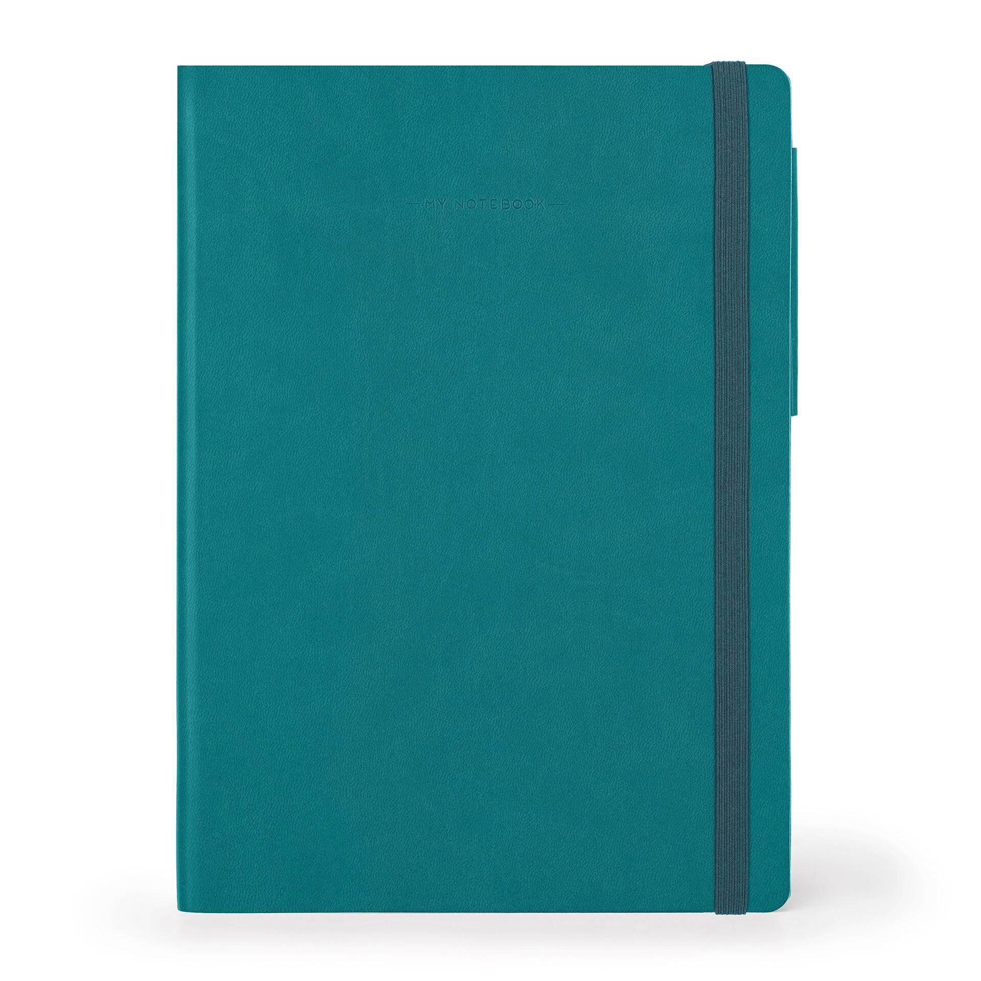 Taccuino a righe My Notebook Legami colore Malachite Green, copertina morbida 17x24cm