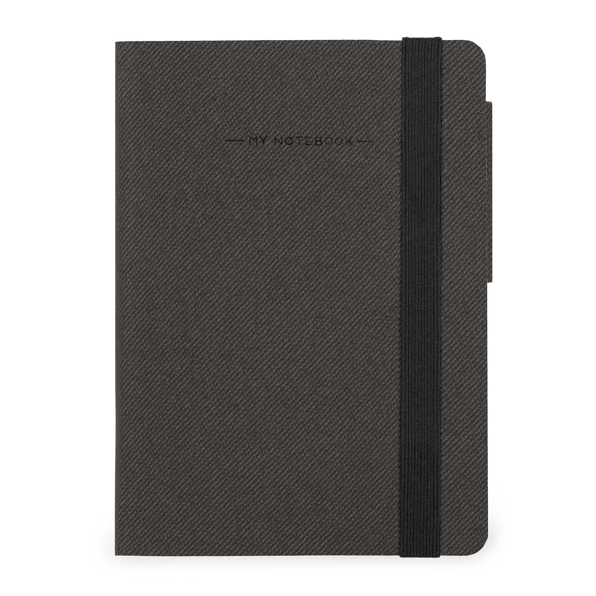 Taccuino pagina bianca My Notebook Legami colore Deep Graphite, copertina morbida 9,5x13,5cm