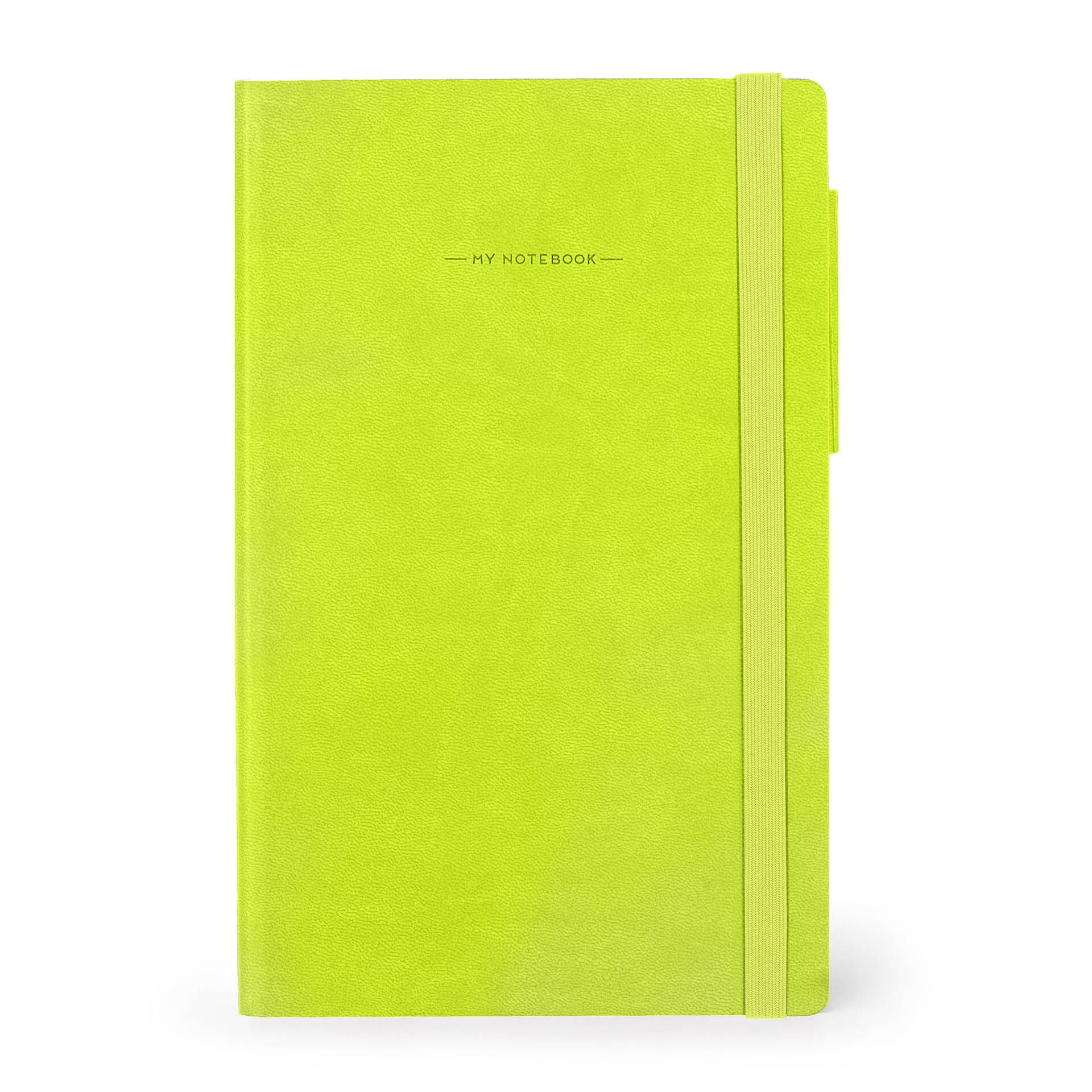 Taccuino a righe My Notebook Legami colore Chartreuse, copertina morbida 13x21cm