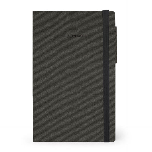 Taccuino a righe My Notebook Legami colore Deep Graphite, copertina morbida 13x21cm