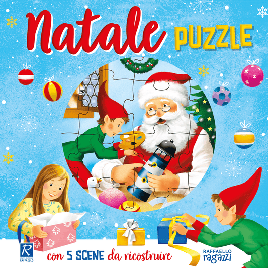 Natale puzzle, libro puzzle a tema natalizio, Raffaello