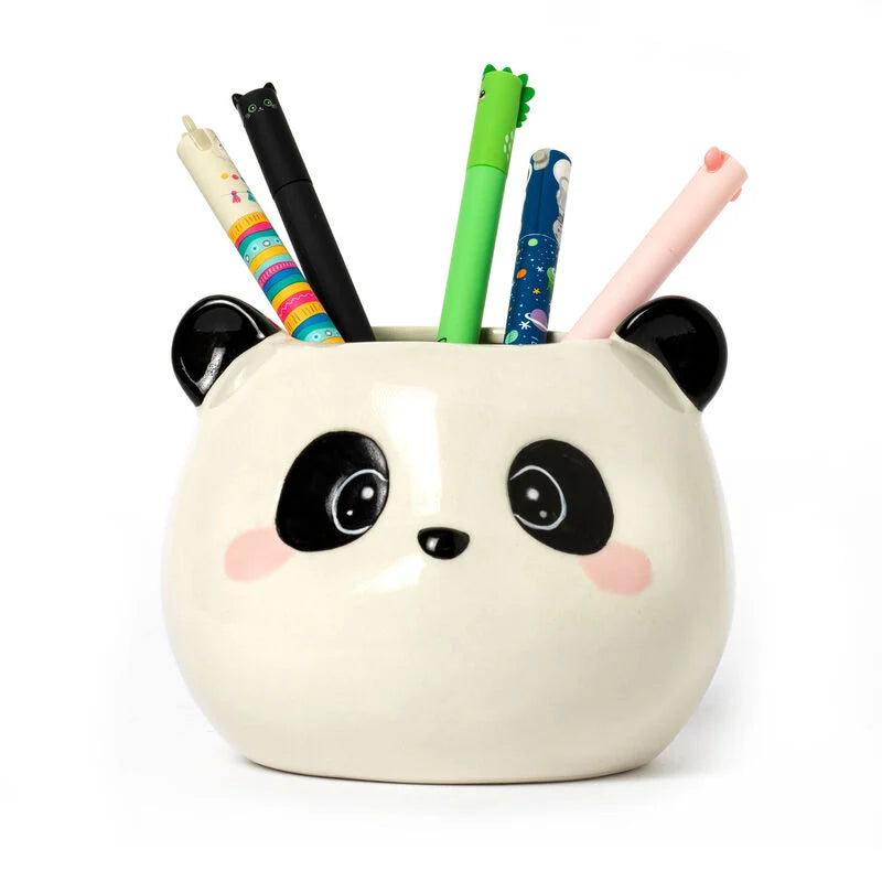 Portapenne in ceramica - Panda