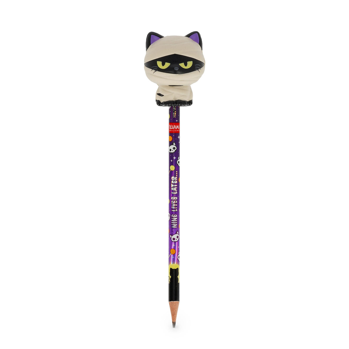 Matita con antistress Halloween Mummy Cat Squeezies Legami