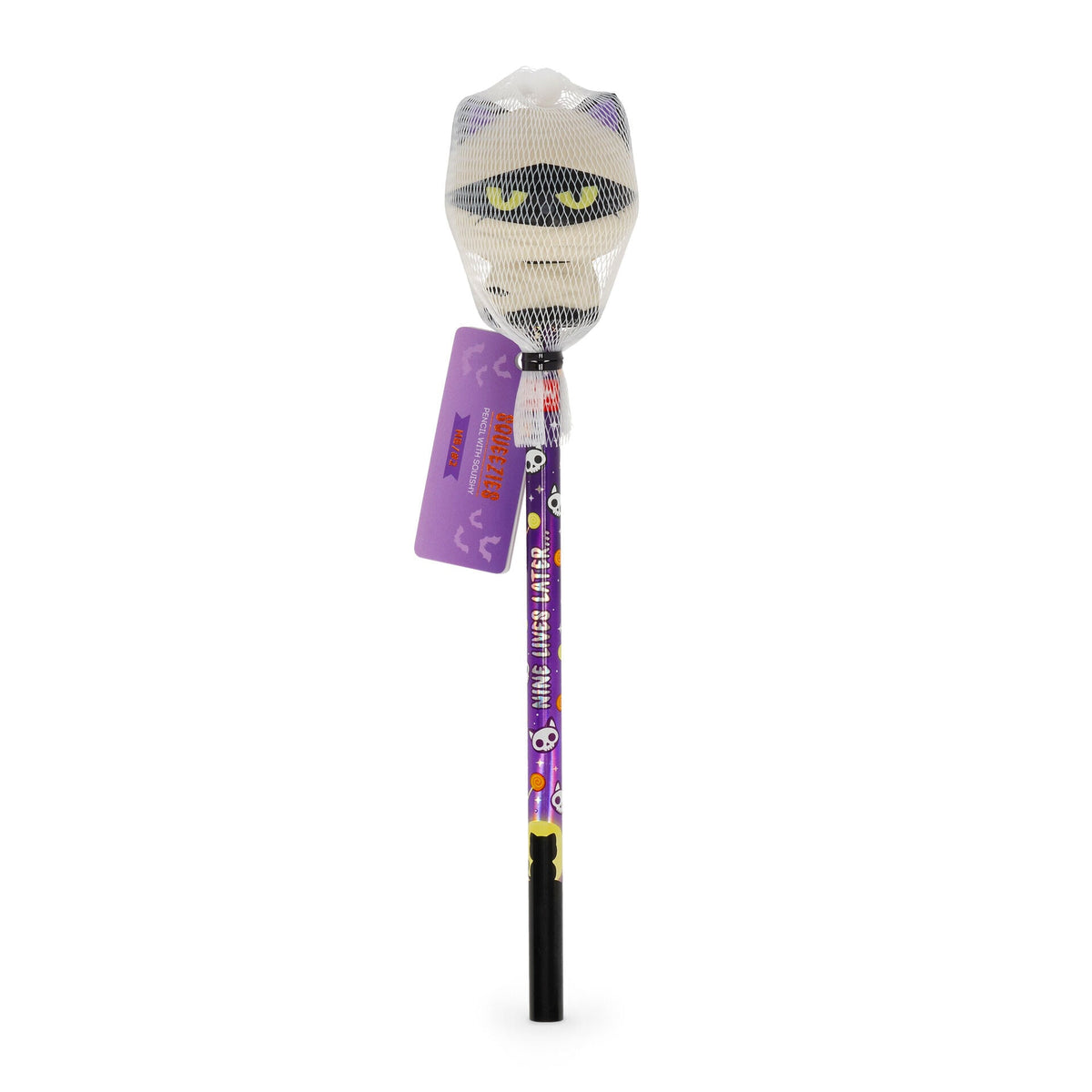 Matita con antistress Halloween Mummy Cat Squeezies Legami