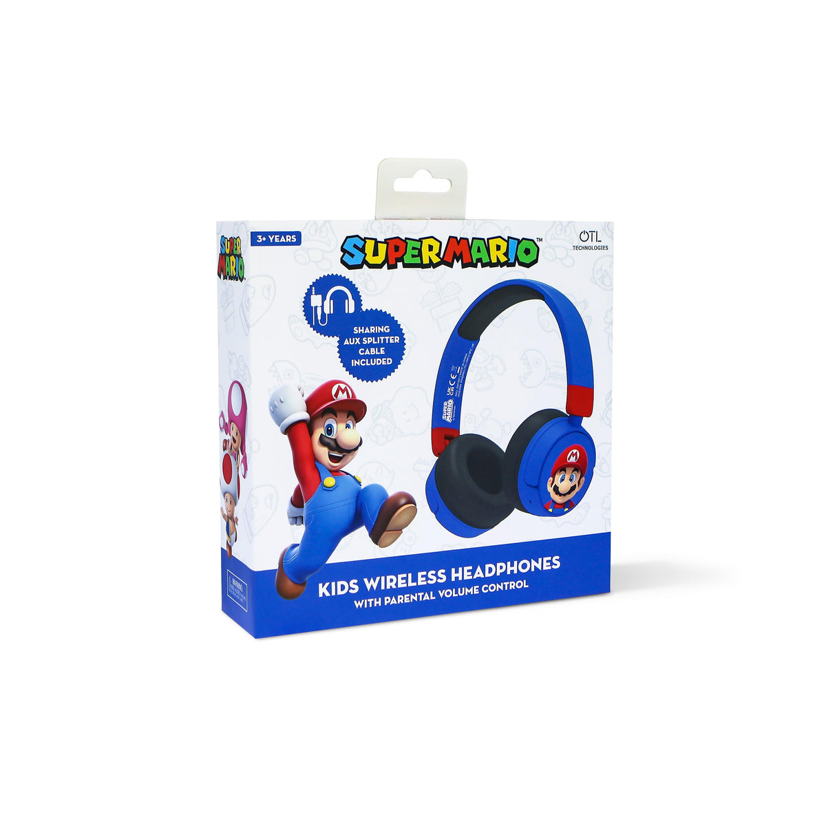Cuffie wireless per bambini Super Mario - OTL Technologies