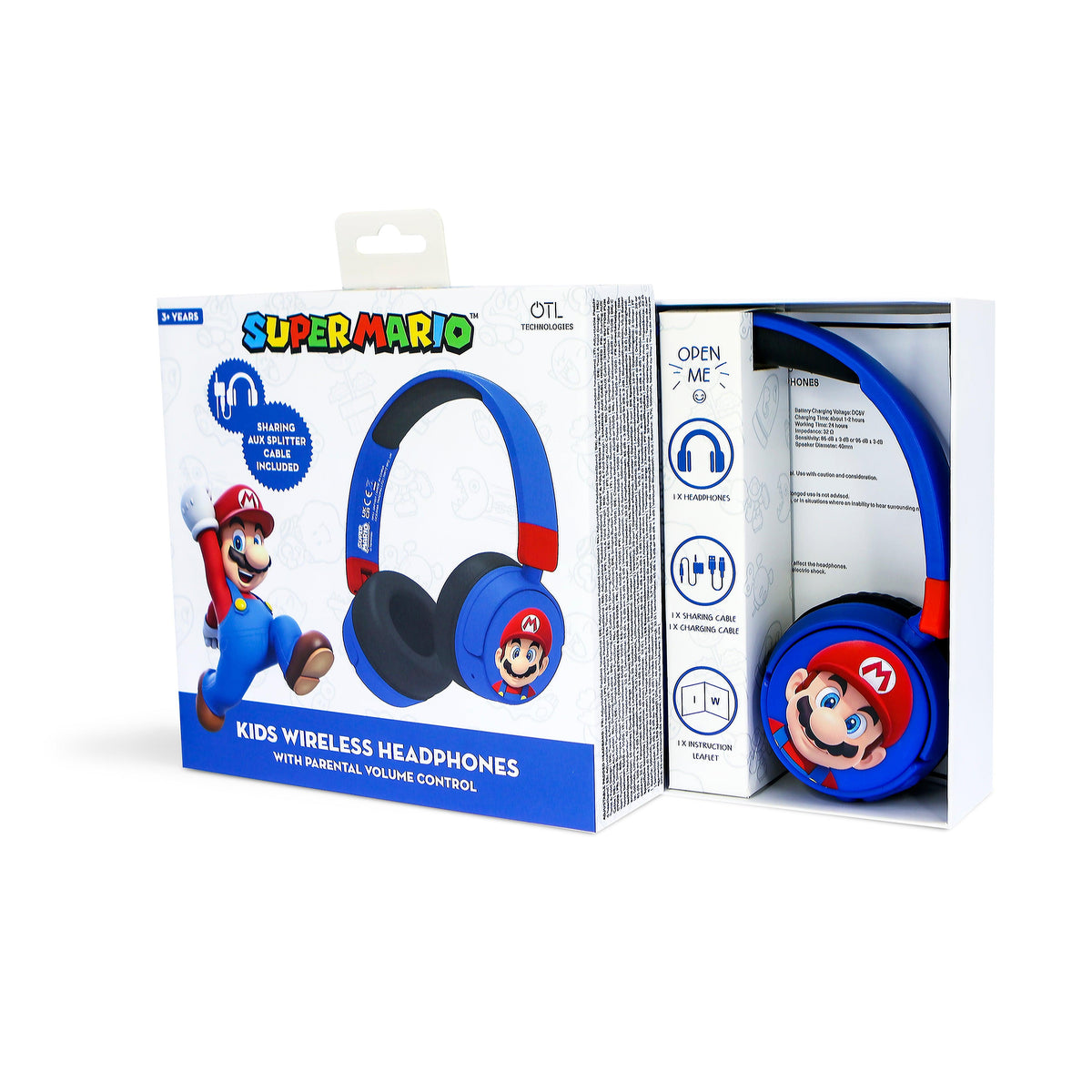 Cuffie wireless per bambini Super Mario - OTL Technologies