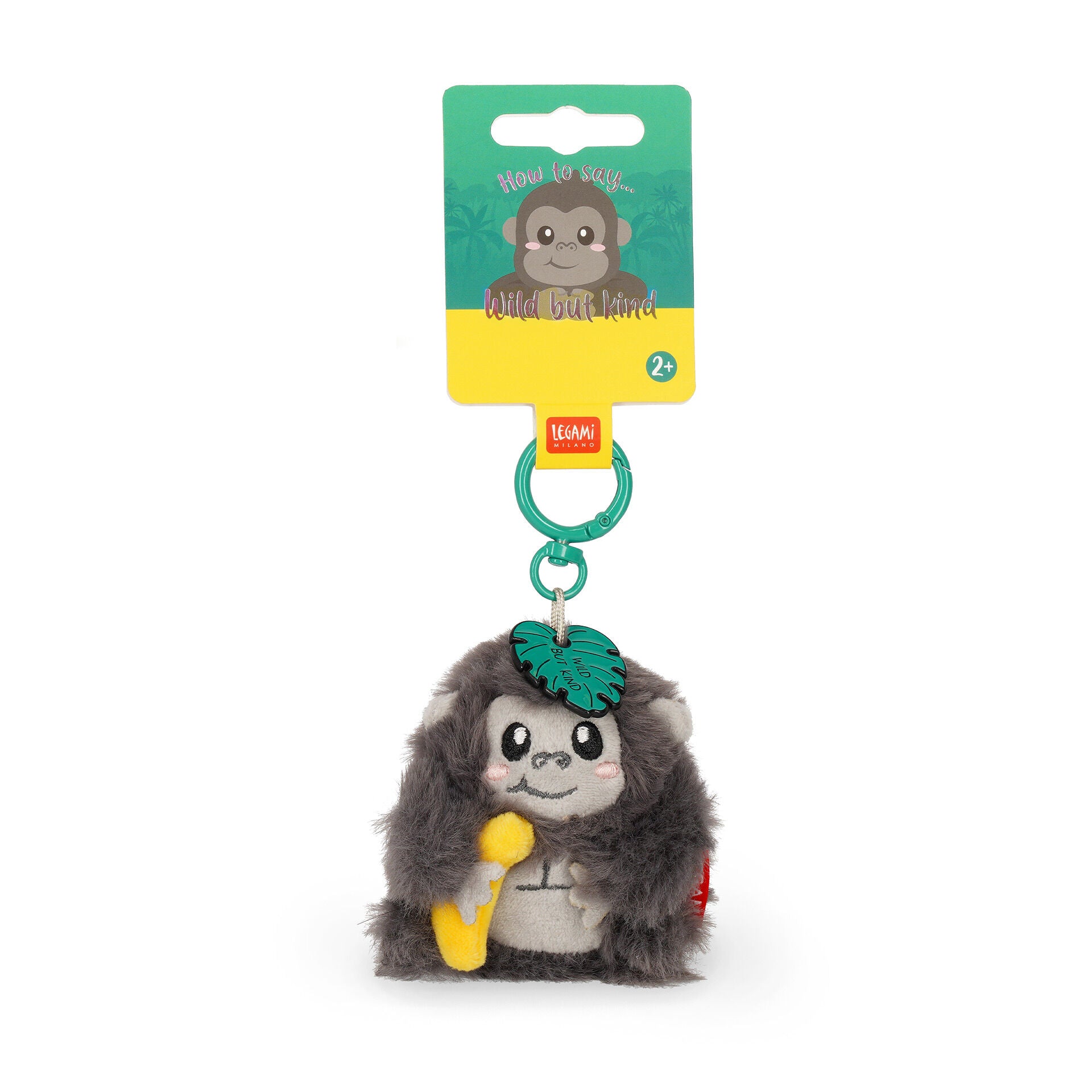 Portachiavi Peluche Super Soft - Gorilla - Centroscuola
