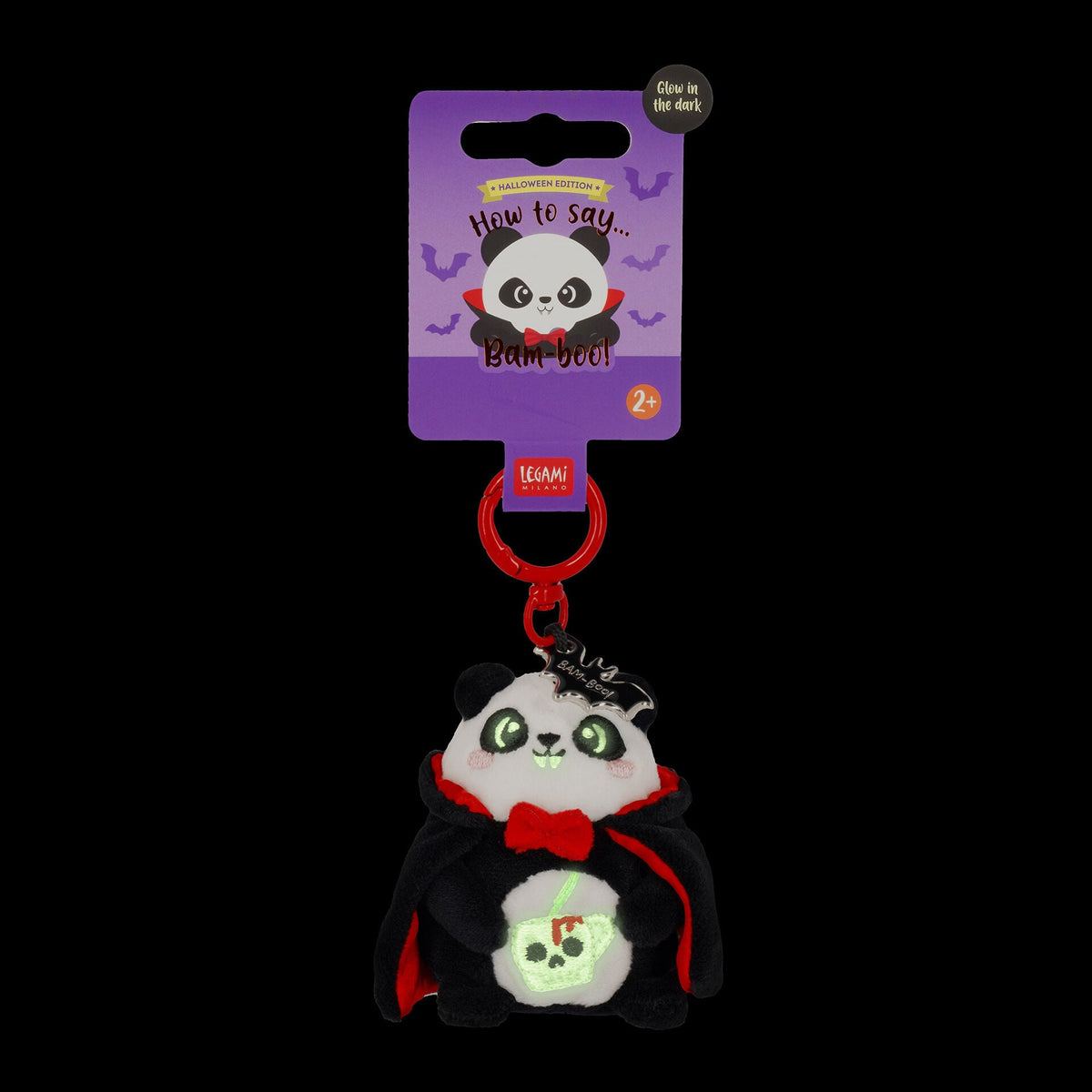 Portachiavi peluche Panda Bam-Boo Halloween Legami