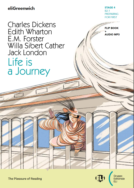 Copertina di Life is a Journey, raccolta di racconti in inglese, ELI Readers