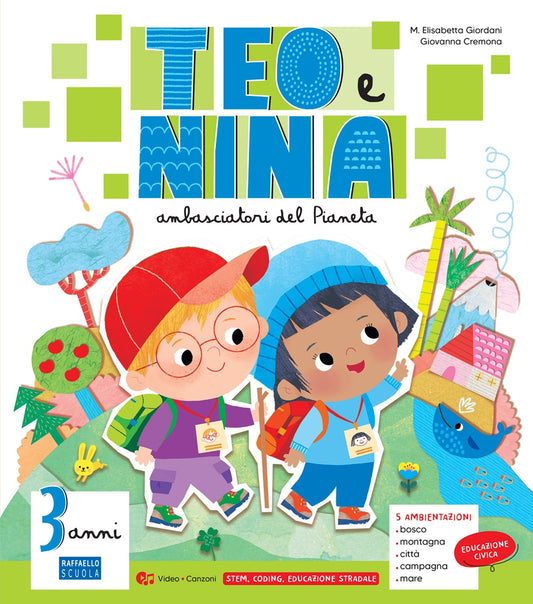Teo e Nina, quaderno operativo 3 anni, scuola dell'infanzia, Raffaello