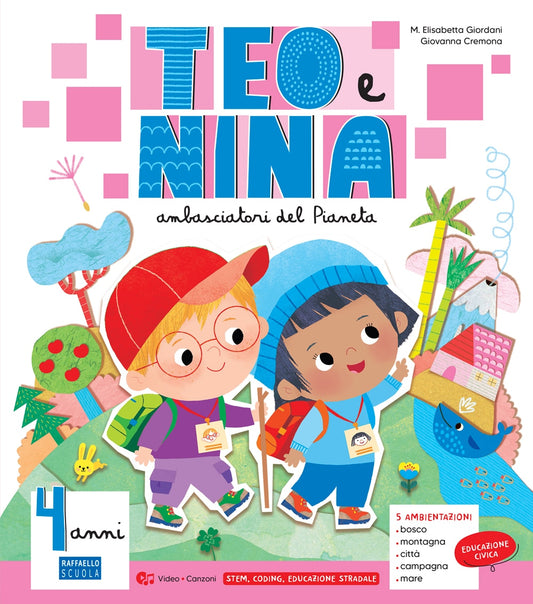 Teo e Nina - Quaderno Operativo 4 anni, Raffaello