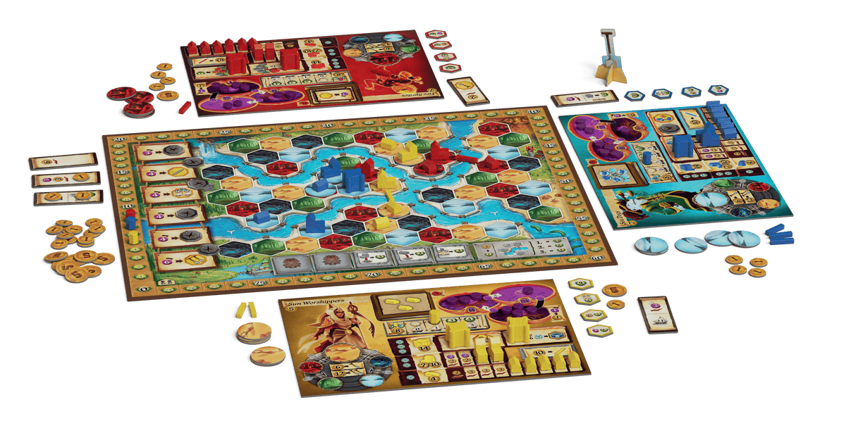 Terra Nova - componenti gioco da tavolo Cranio Creations
