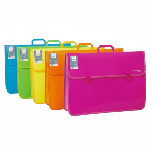 Valigetta a soffietto 52x37cm Fluo