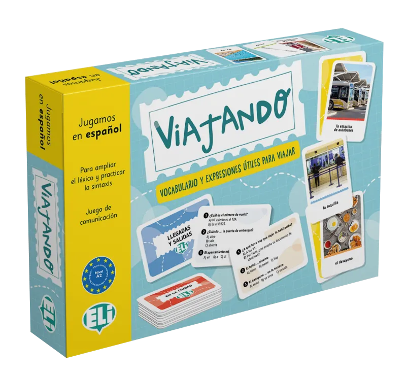 Copertina del gioco Viajando ELI per l'apprendimento dello spagnolo di viaggio