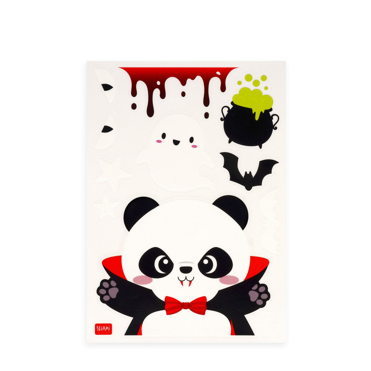 Set 40 adesivi elettrostatici per finestra Windo-Wow Halloween Legami