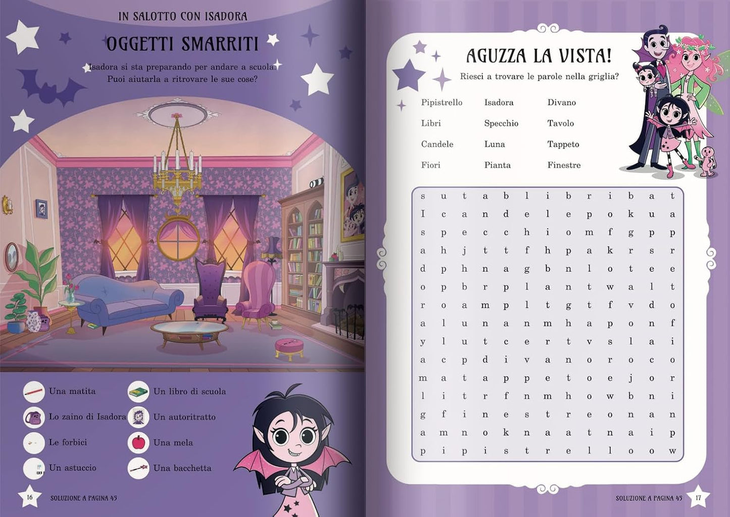 A casa con la famiglia Moon! Isadora Moon Activity Book