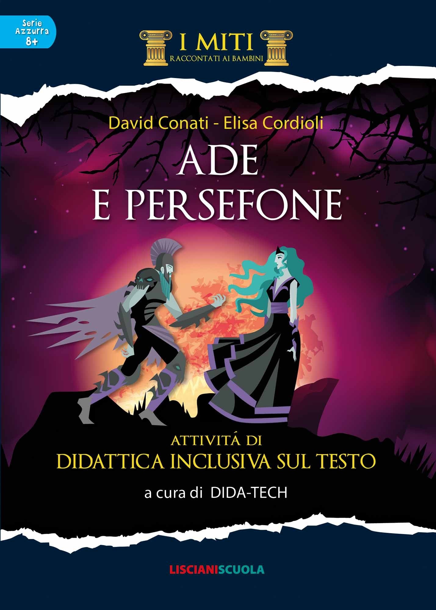 Copertina del libro Ade e Persefone, collana I miti raccontati ai bambini, Lisciani
