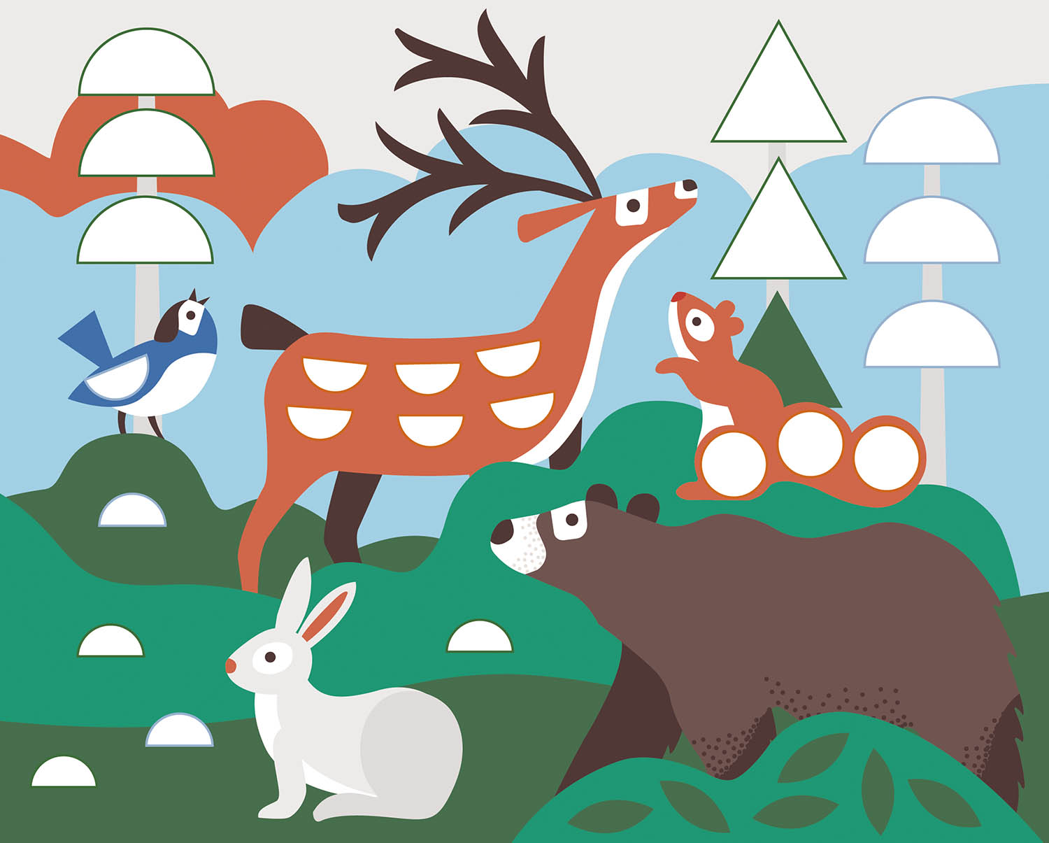 Kit artistico - Adesivi in schiuma sagomati - Centroscuola