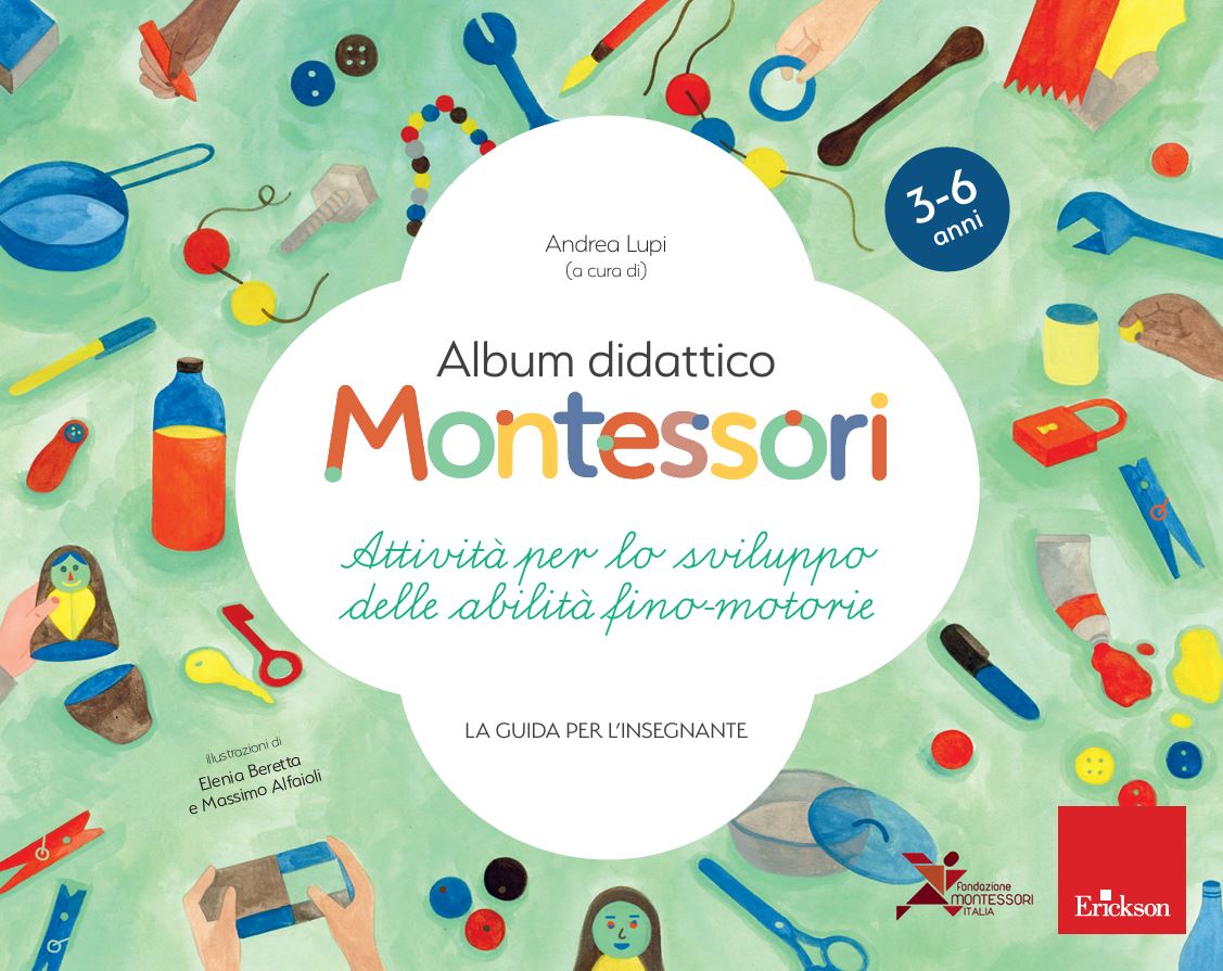 Album didattico Montessori - Attività per lo sviluppo delle abilità fino-motorie