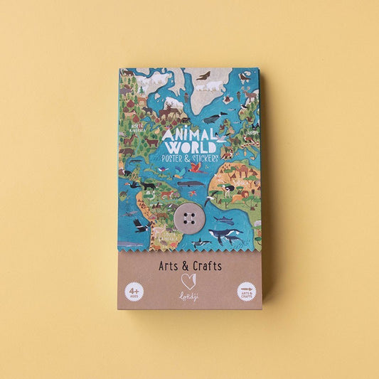 Activity - Animal World Poster & Stickers - Centroscuola