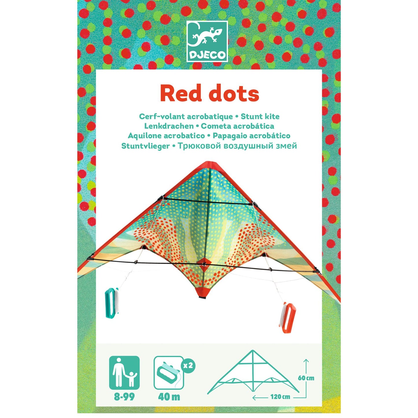 Aquilone Maxi - Red Dots