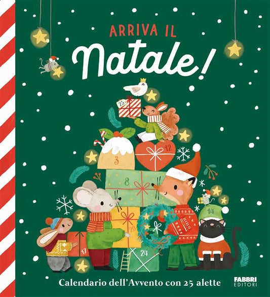 Arriva il Natale! Calendario dell'Avvento con 25 alette