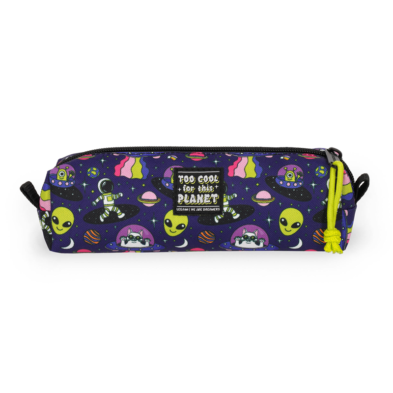 Astuccio Legami My Pencil Case Space, motivo spaziale, chiusura a zip