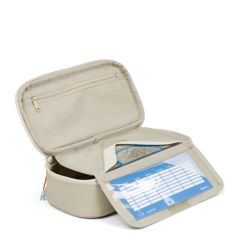 Astuccio Satch Ovale Rigido - Crossed Sand