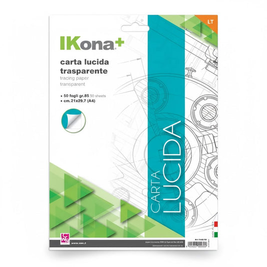 Carta lucida A4 (85g, 50 fogli)