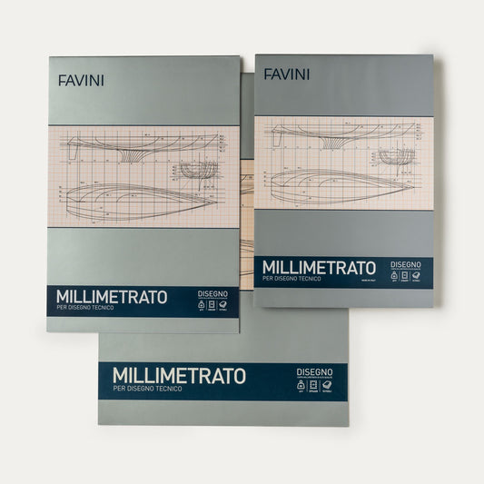 Carta millimetrata (21x29cm, 50 fogli)