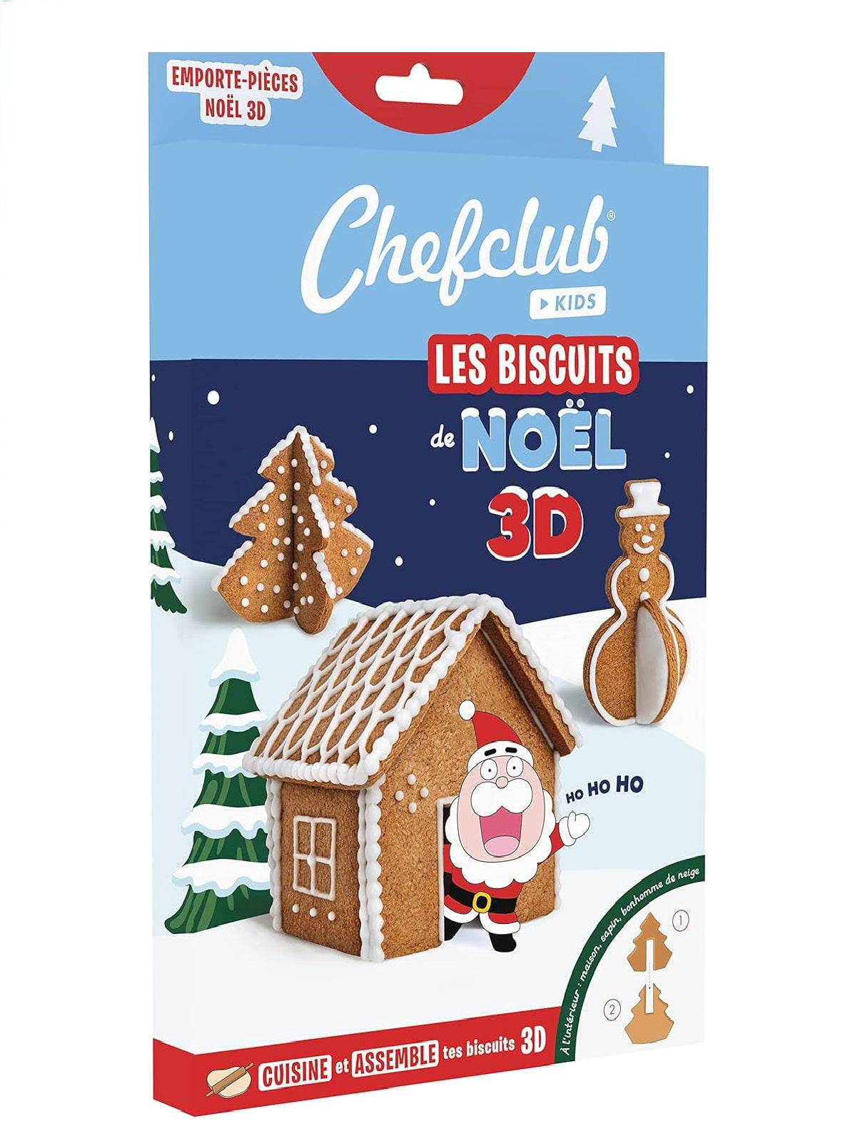 Set biscotti 3D Natale - Chefclub