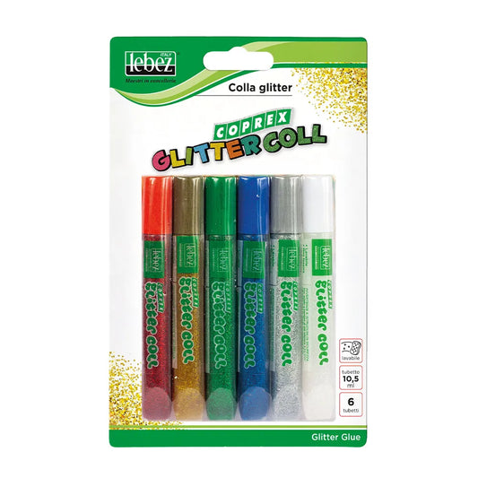 Colla glitter (6 colori, 10ml)