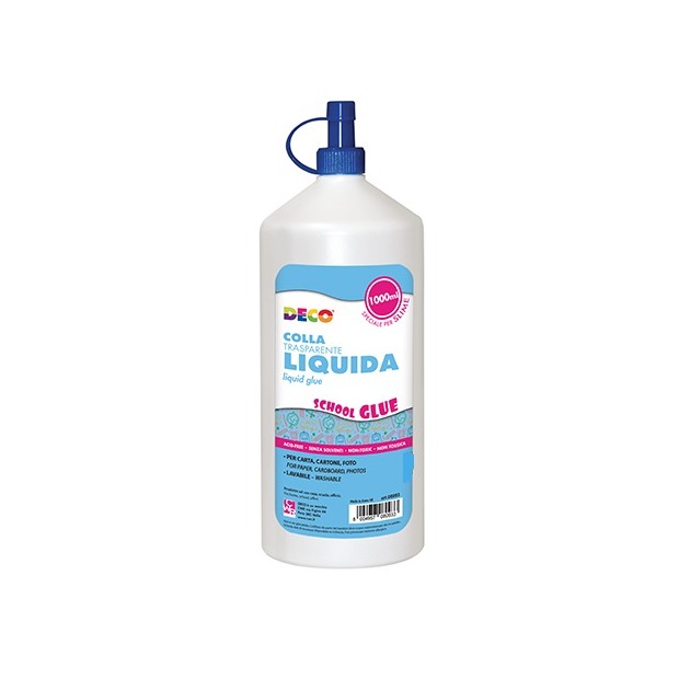 Colla liquida trasparente 1 litro