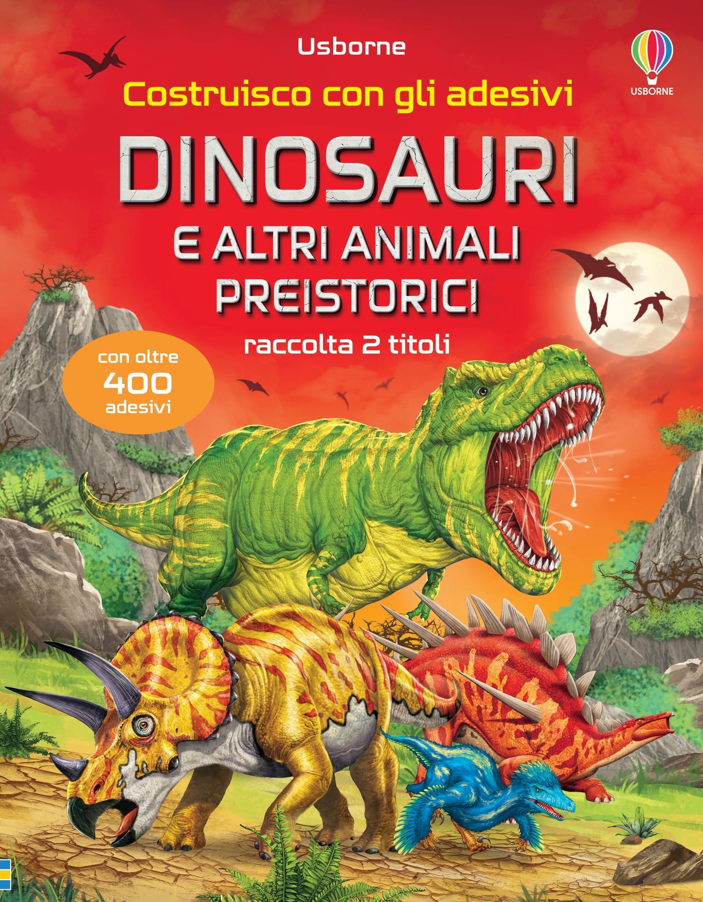 Costruisco con gli adesivi - Dinosauri e altri animali preistorici - Centroscuola