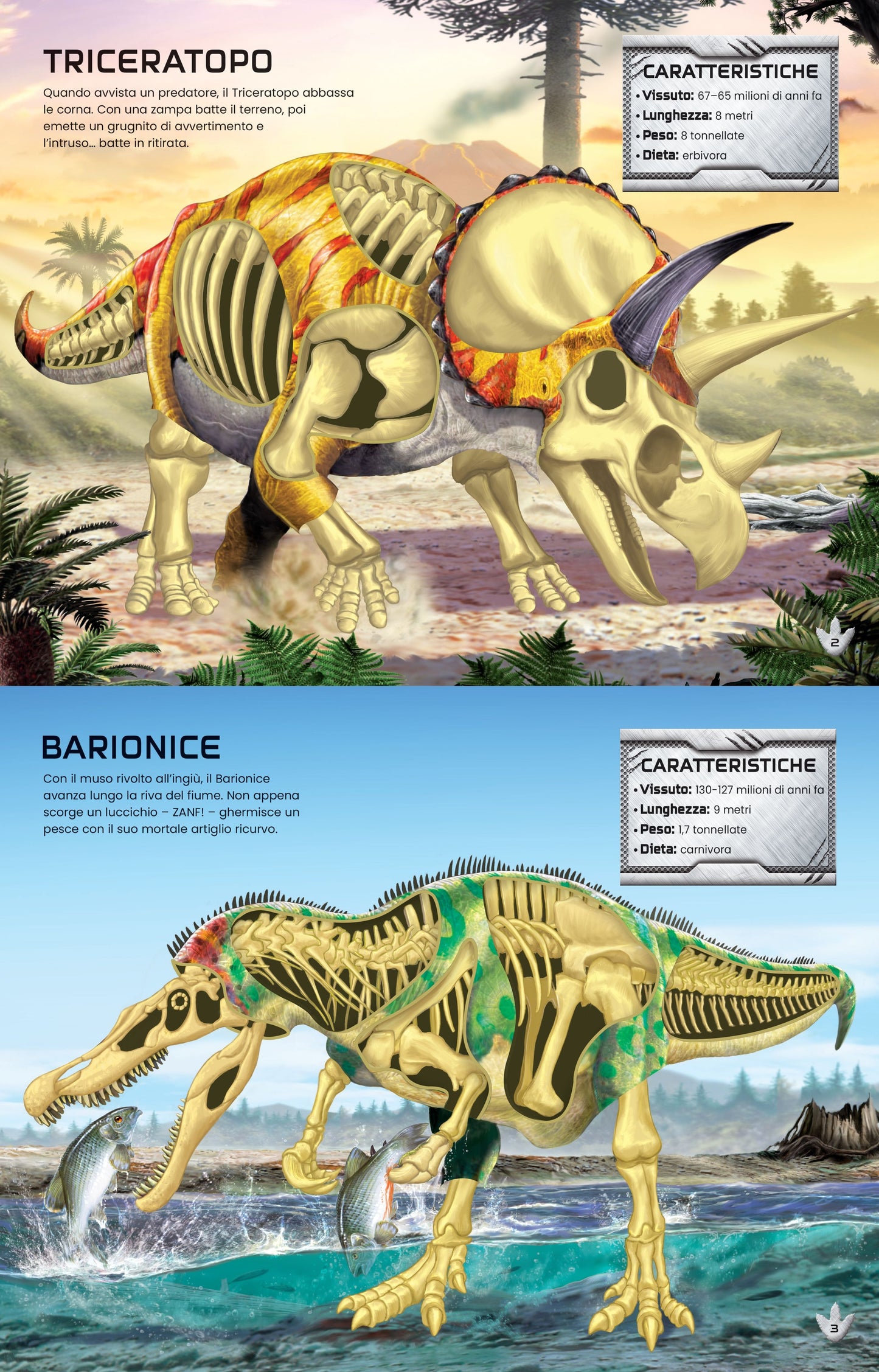 Costruisco con gli adesivi - Dinosauri e altri animali preistorici