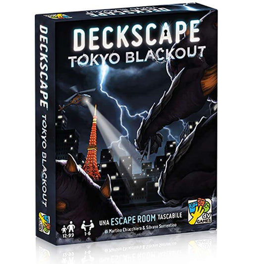 Deckscape - Tokyo Blackout - DV Games - copertina escape room tascabile
