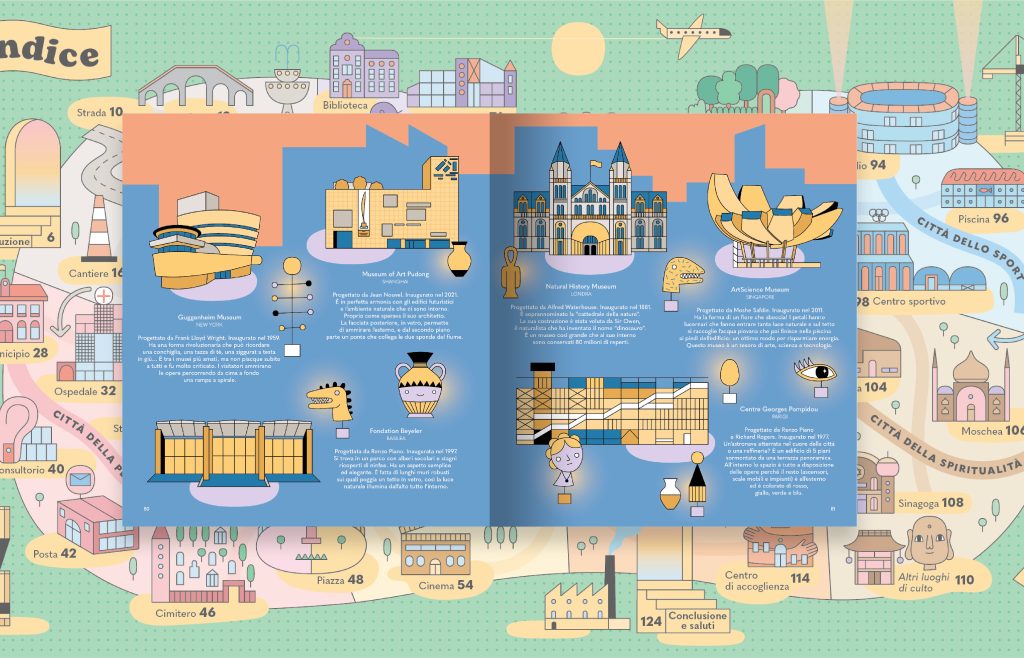 Tavola interna del libro Città di Marcella Nicodemo e Andrea Q, Quinto Quarto