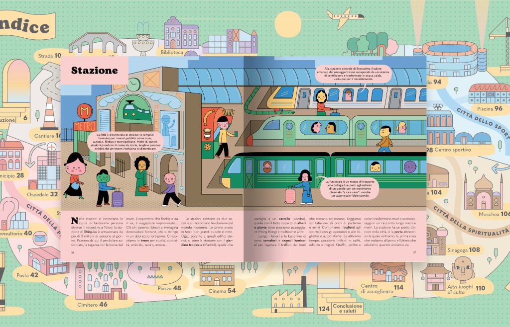 Tavola interna del libro Città di Marcella Nicodemo e Andrea Q, Quinto Quarto
