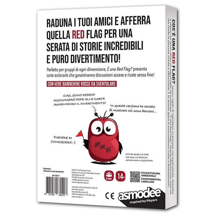 È Una Red Flag? - retro scatola