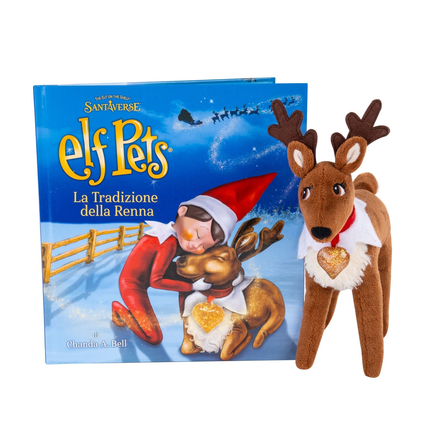 Elf Pets - La tradizione della Renna - Libro + Peluche