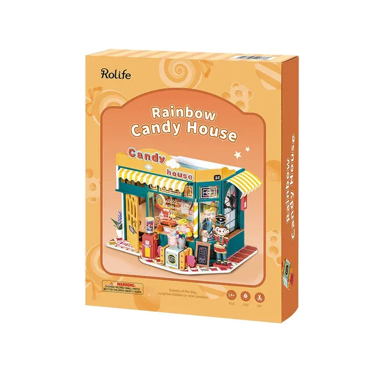 Miniature House - Rainbow Candy House