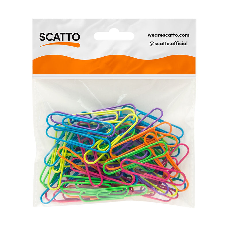 Fermagli 60pz Fluo N.5 - Centroscuola