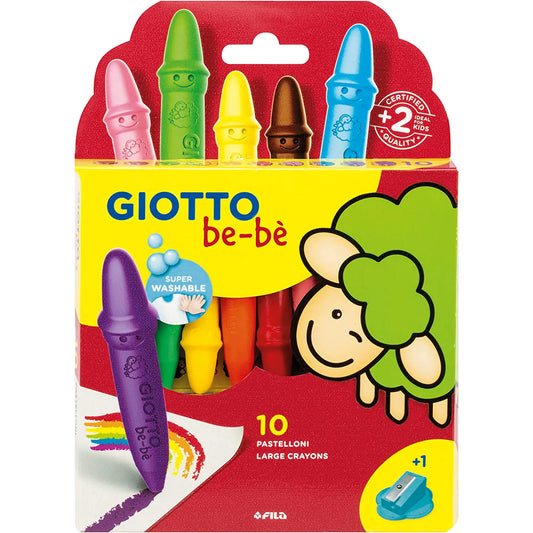 Giotto Bebè - 10 Pastelli a Cera - Centroscuola