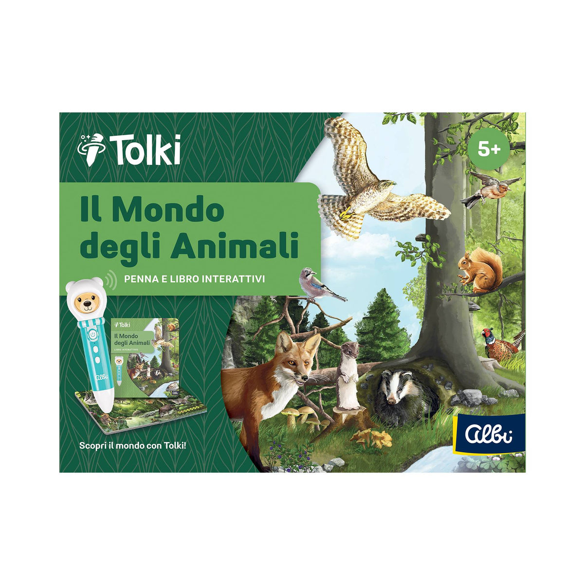 Tolki starter pack Il mondo degli animali, Albi - fronte confezione