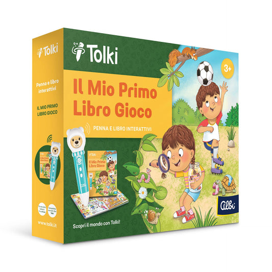 Tolki - Il mio primo libro gioco con penna interattiva, starter pack Albi - confezione