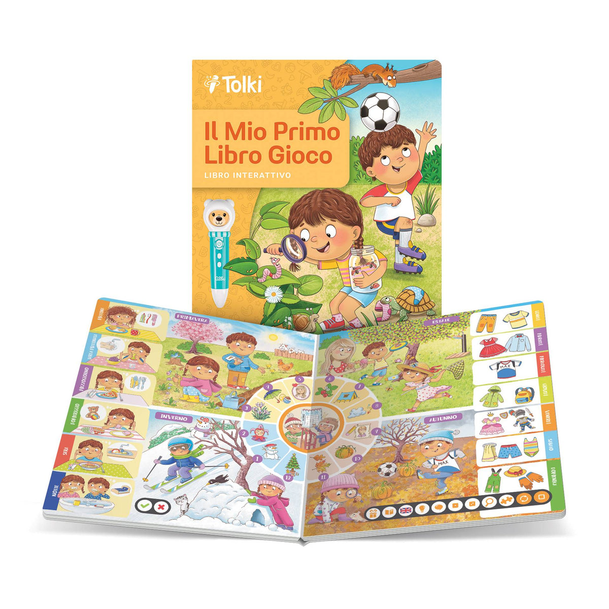 Tolki - Il mio primo libro gioco, Albi - pagine interne