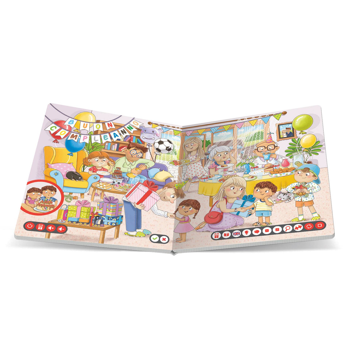 Tolki - Il mio primo libro gioco, Albi - tavola interna