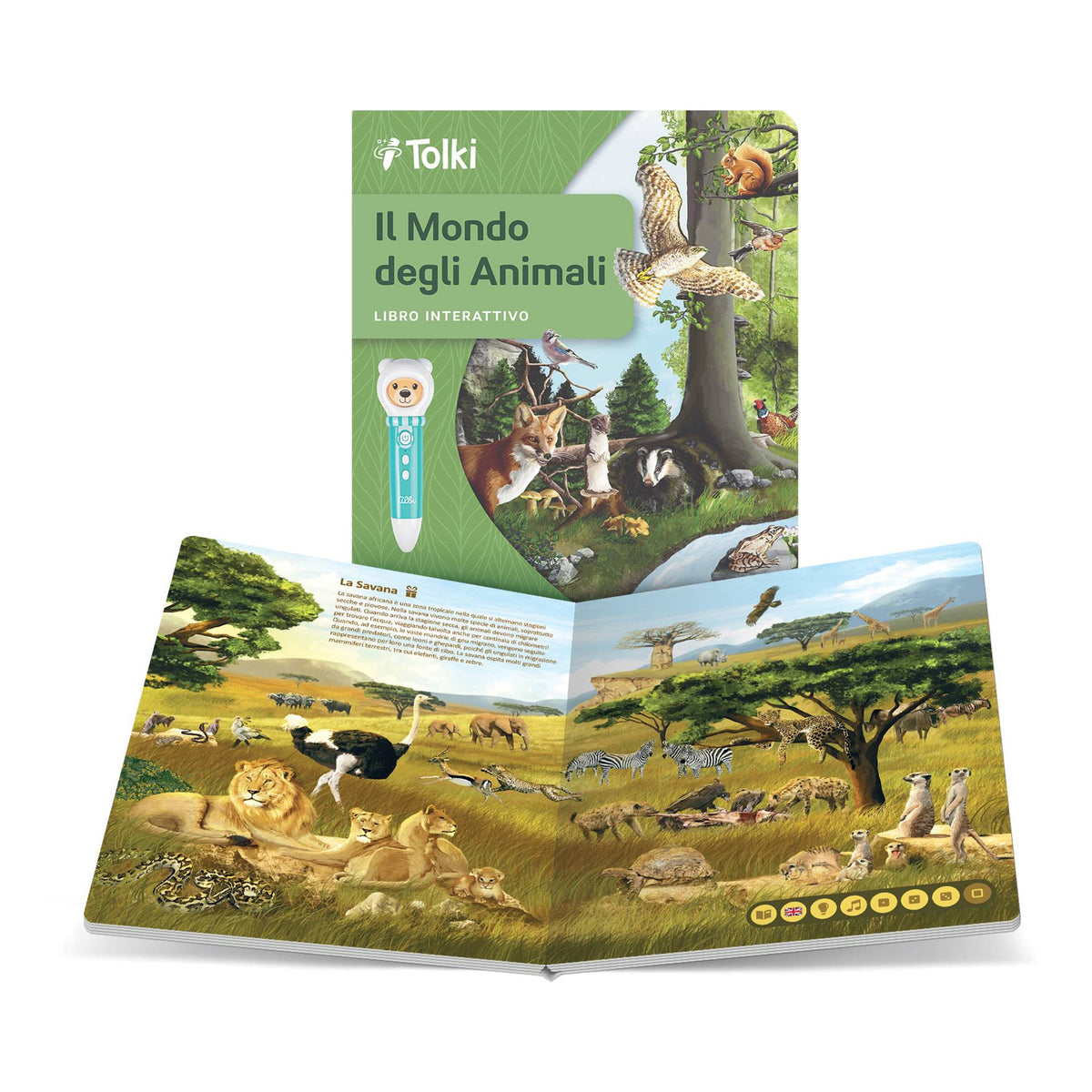 Tolki - Il mondo degli animali, Albi - pagine interne