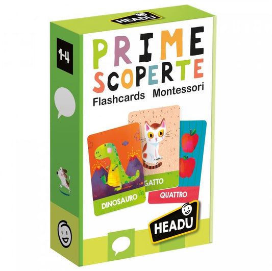 Flashcards Montessori - Prime scoperte